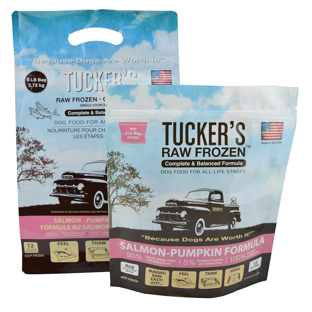 Tucker'S Salmon & Pumpkin Frozen Raw Dog Food