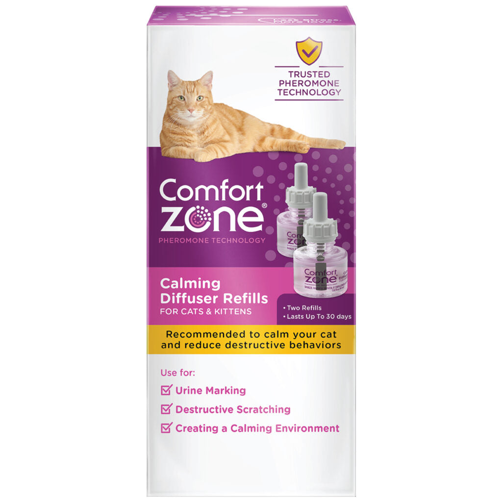 Comfort Zone Cat Calming Diffuser Refill, 48 Ml, 2 Pack