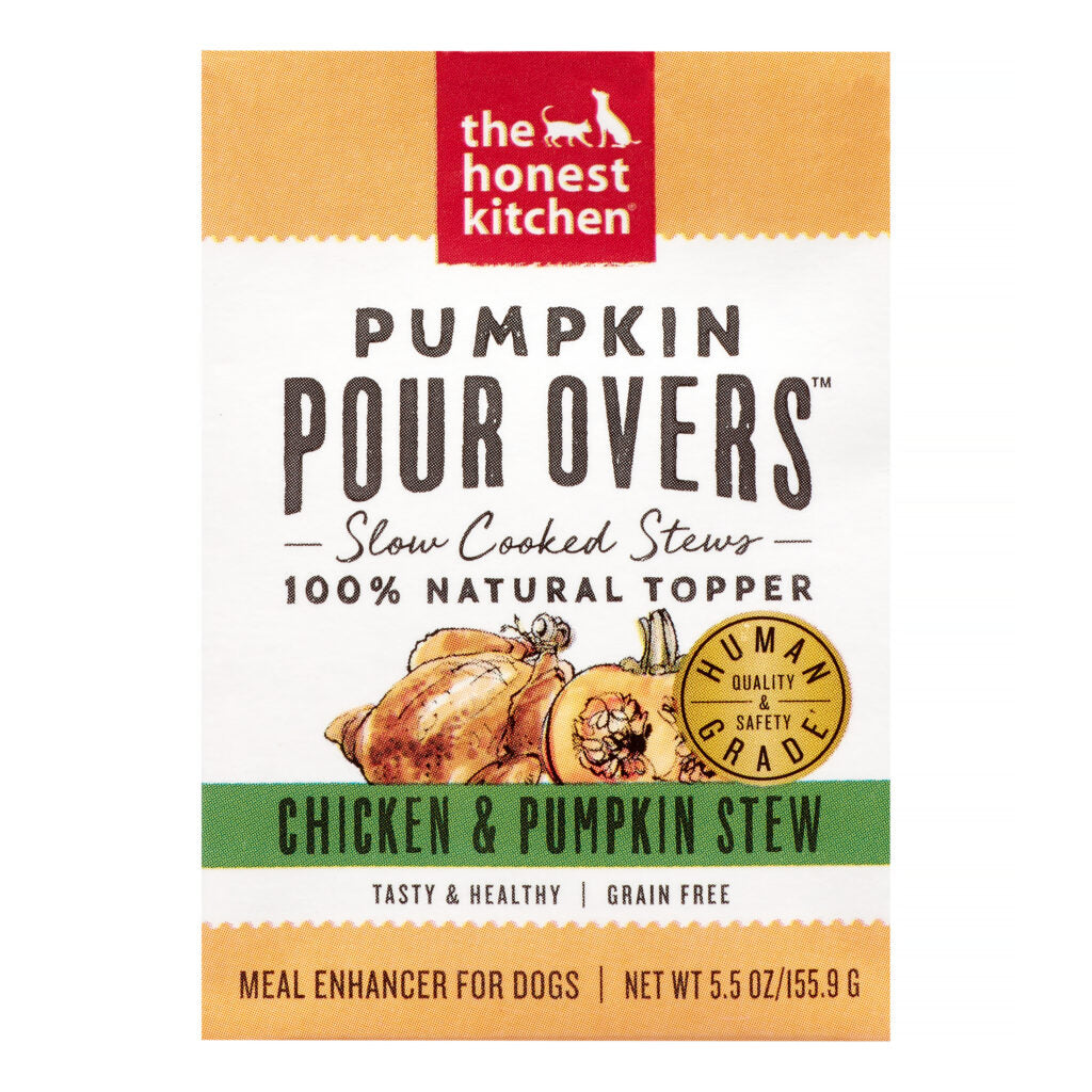 The Honest Kitchen Pumpkin & Chicken Stew Wet Dog Food Topper, 5.5 oz.