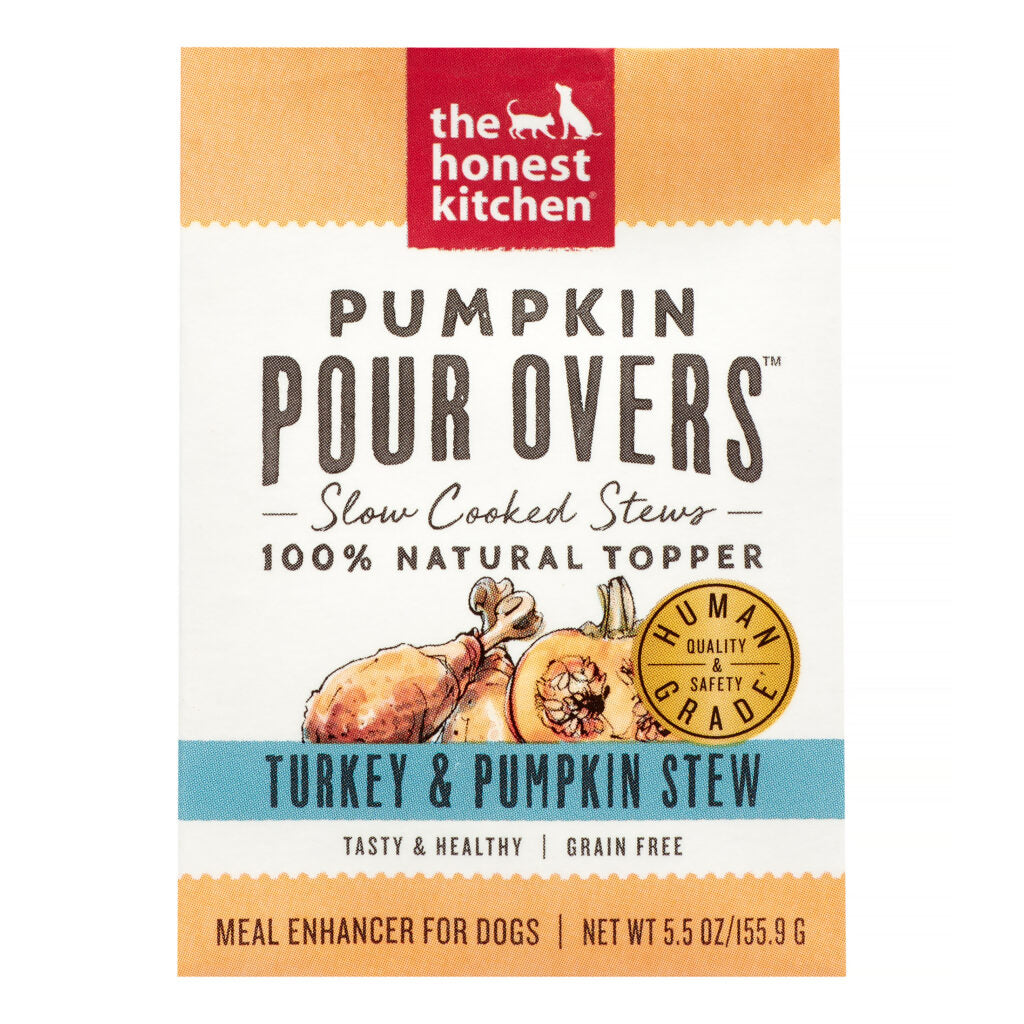 The Honest Kitchen Pumpkin & Turkey Stew Wet Dog Food Topper, 5.5 oz.