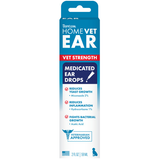 TropiClean HomeVet Medicated Fungal & Yeast Ear Drops for Dogs, 1 oz.