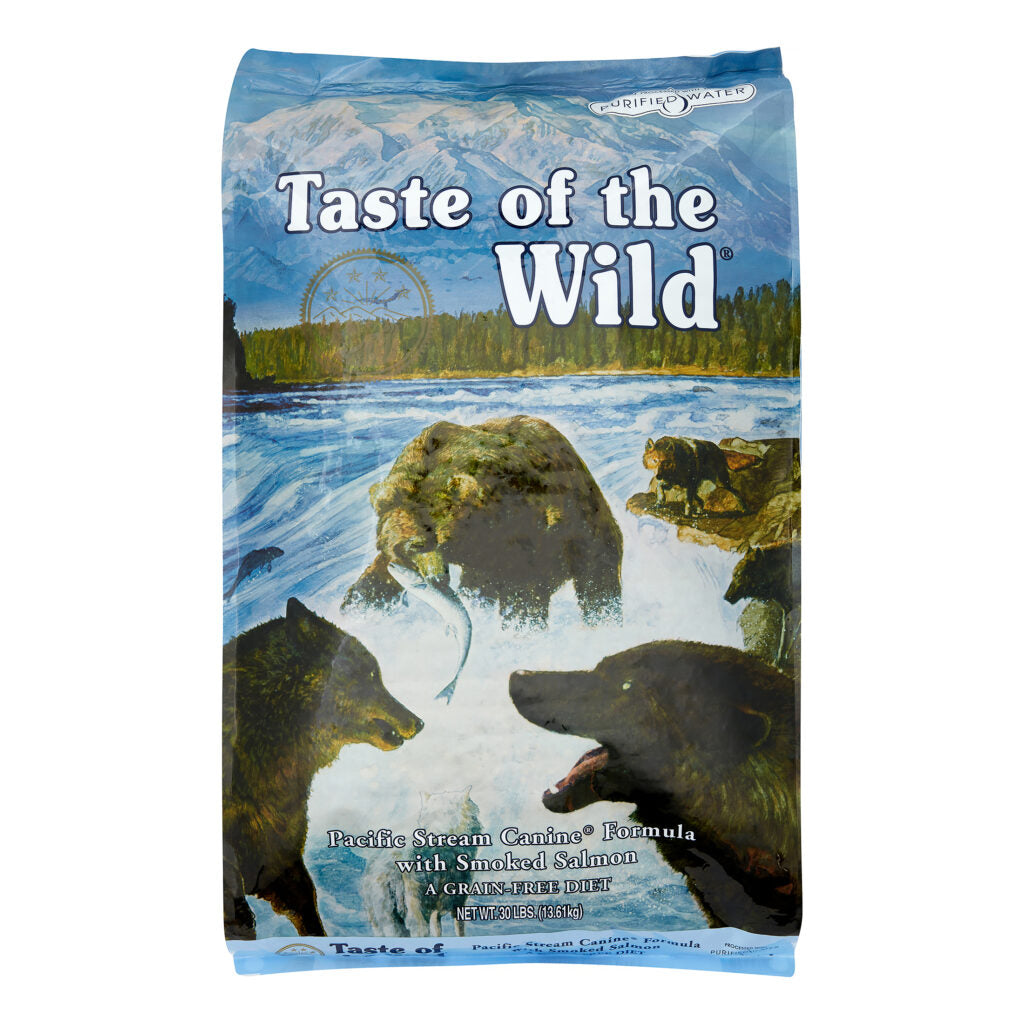 Taste of the Wild Pacific Stream Smoked Salmon Dry Dog Food, 28 lbs.