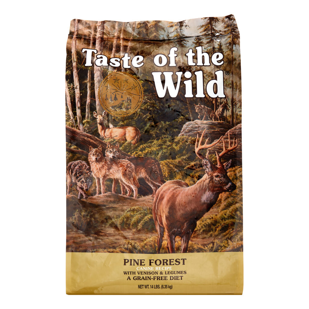 Taste of the Wild Pine Forest Venison Dry Dog Food, 14 lbs.