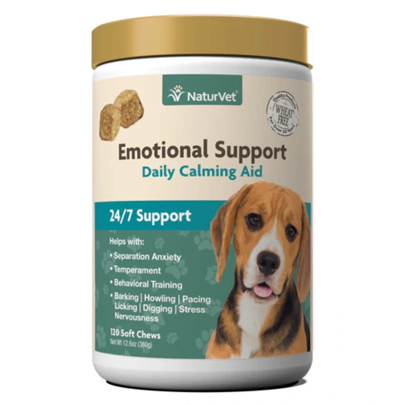 Naturvet Emotional Support Soft Chews For Dogs, 12.6 oz