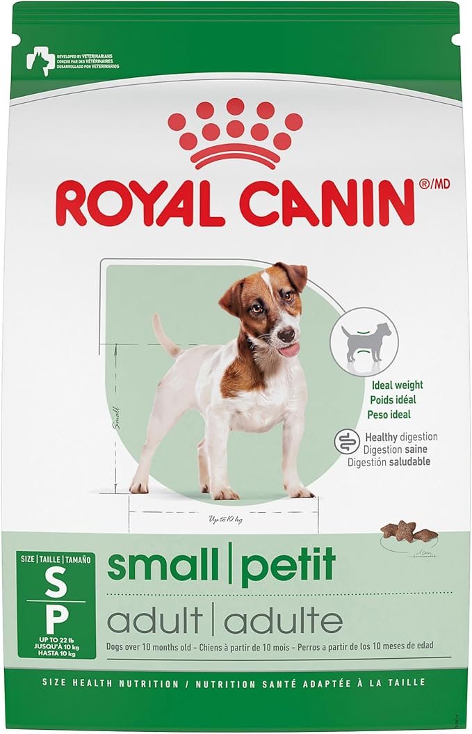 Royal Canin Size Health Nutrition Small Breed Adult Dry Dog Food, 4 lbs Bag