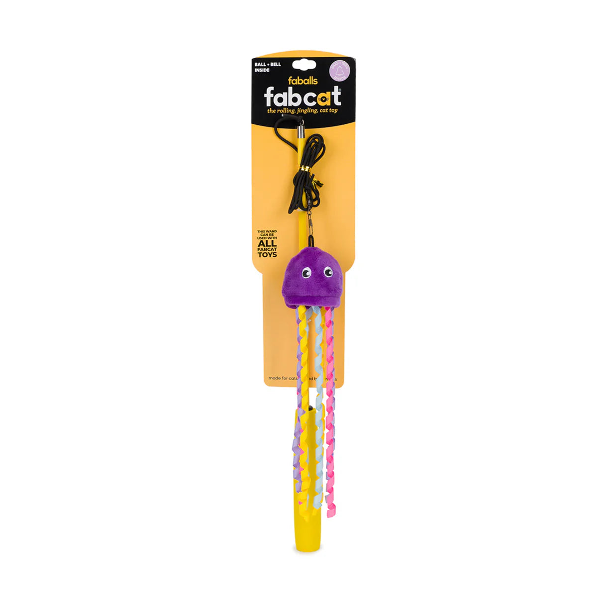 Fabcat Jelly Fish Faball Teaser Cat Toy
