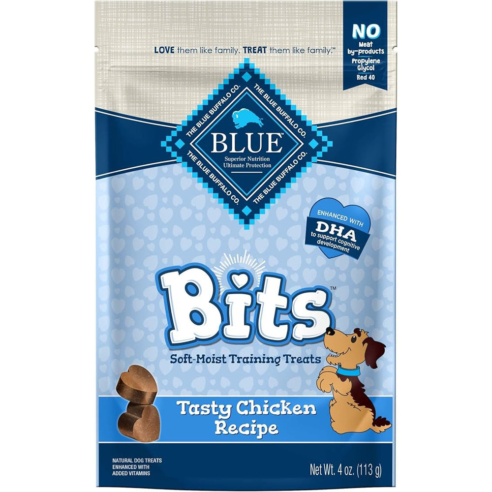Blue Buffalo Bits Training Dog Treats with DHA, 4 oz.