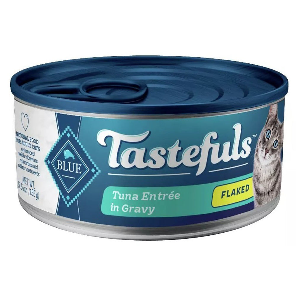 Blue Buffalo Tastefuls Natural Tuna Flaked Wet Cat Food, 5.5 oz.