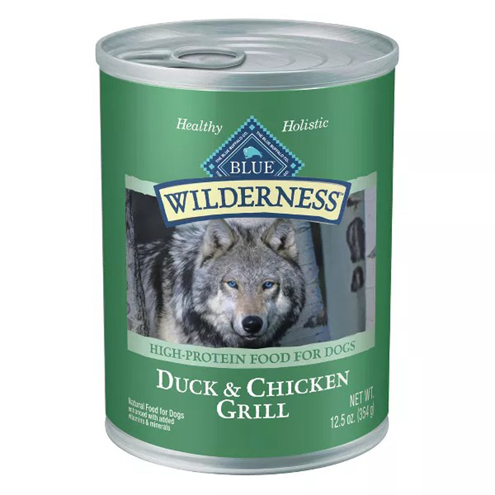 Blue Buffalo Duck & Chicken Canned Dog Food, 12.5 oz.