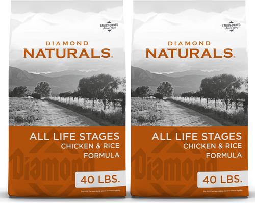 Diamond Naturals Adult Chicken Rice Dog Food 40-Lb Can