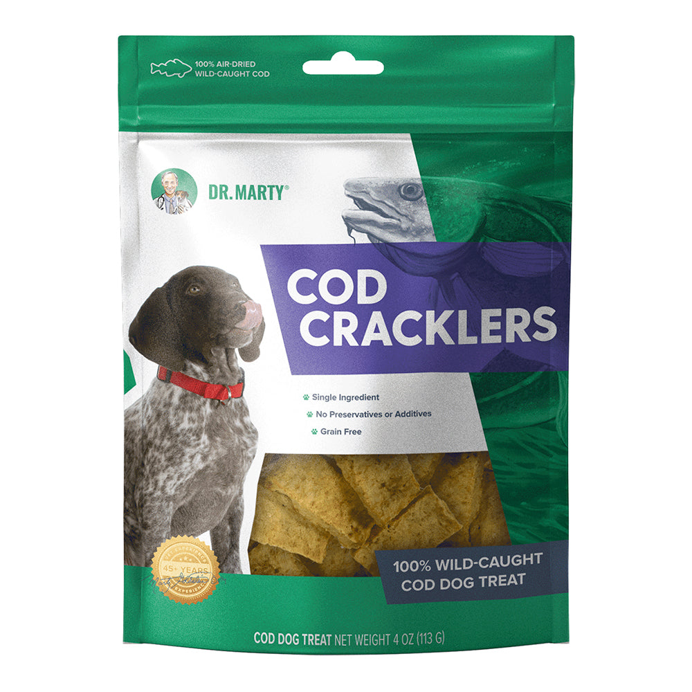 Dr Marty Dr. Marty Cod Cracklers, High Protein Crunchy Treats Dog 4 oz