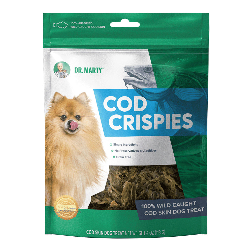 Dr. Marty Cod Crispies Dog Treats, 4 oz
