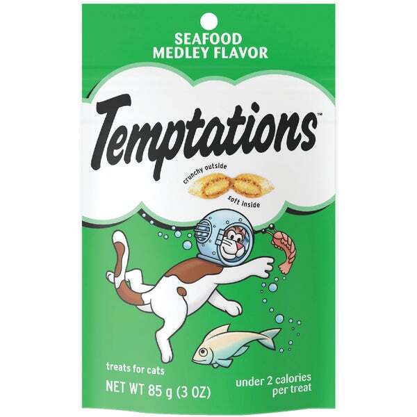 Pedigree Temptations Seafood Medley Cat Treats, 16 oz 16 oz