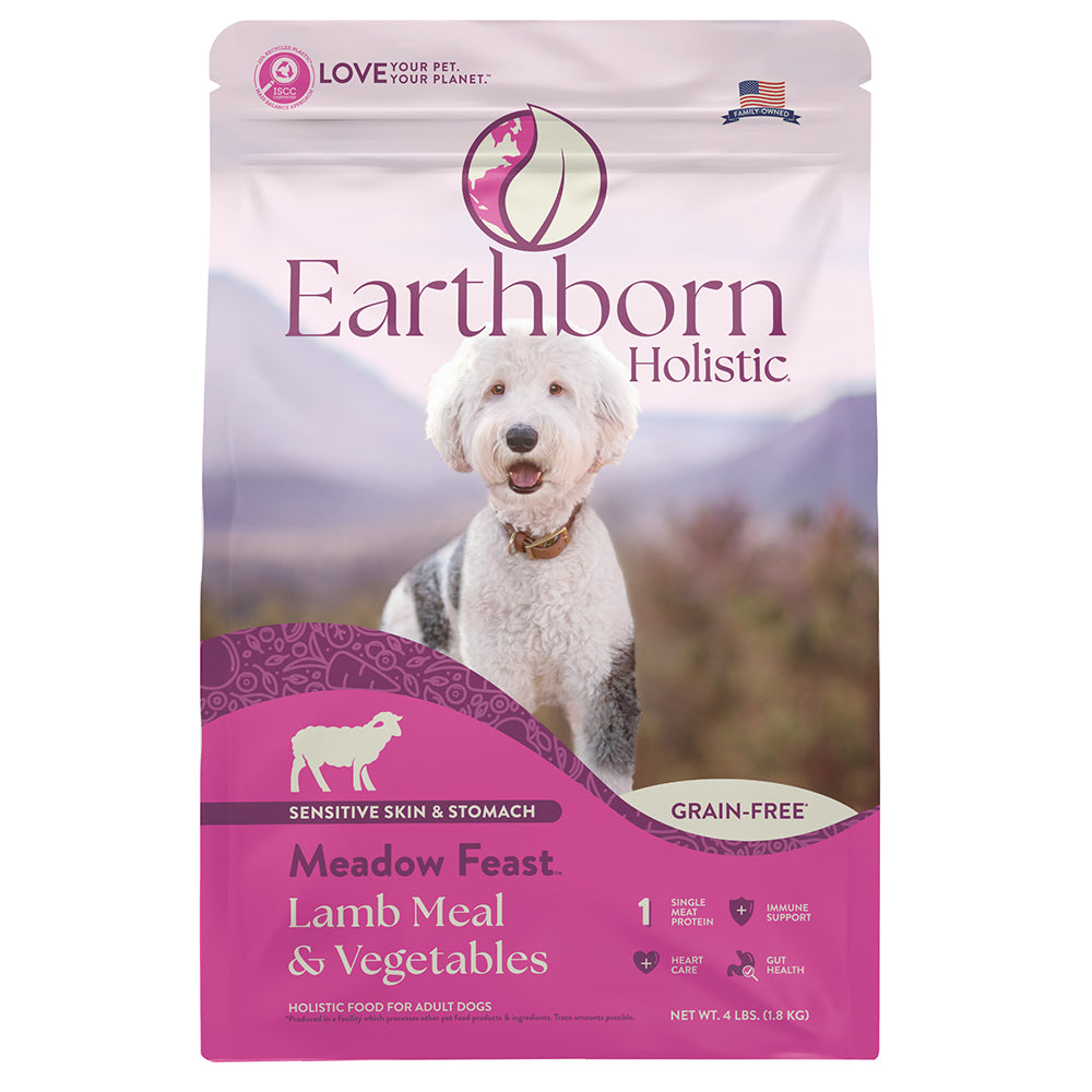 Earthborn Holistic Meadow Feast Grain-Free Dry Dog Food, 4 lbs.