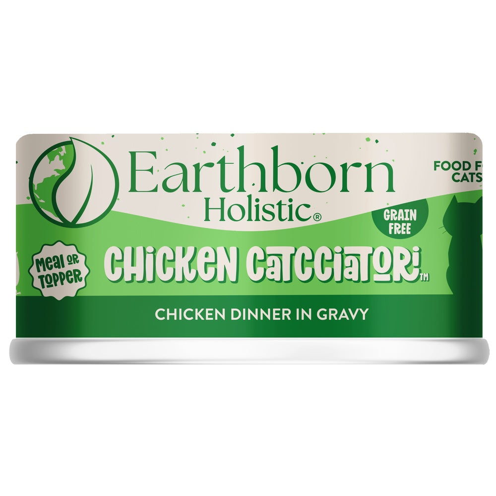 Earthborn Holistic Chicken Catcciatori Wet Cat Food, 5.5 oz.