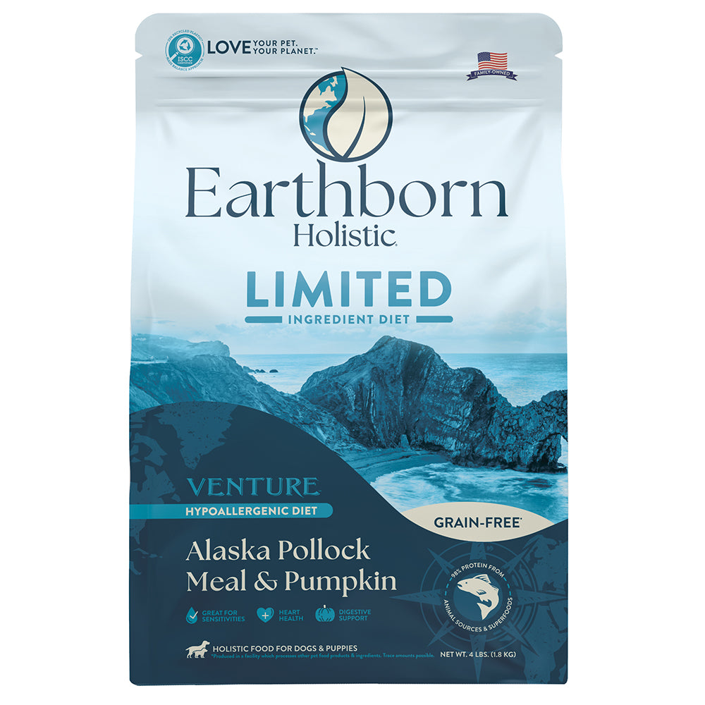 Earthborn Holistic Venture Grain-Free Dry Dog Food, 4 lbs.