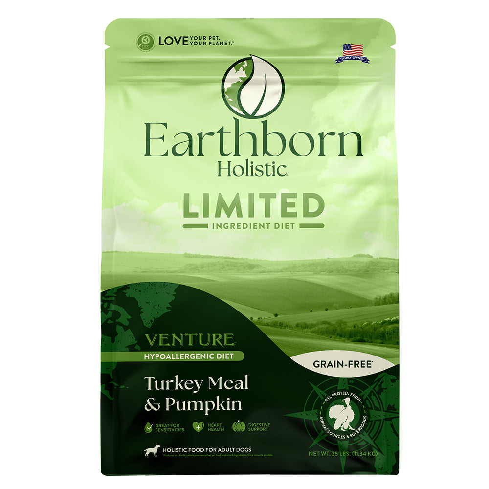 Earthborn Holistic Venture Grain-Free Dry Dog Food, 25 lbs.