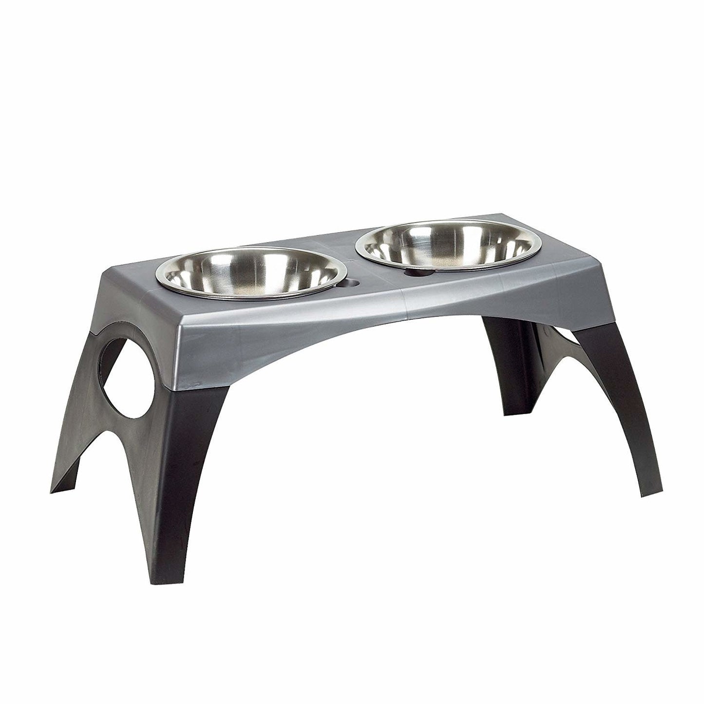 Bergan Elevated Double Bowl Feeder for Dogs