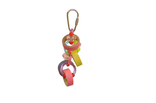 A & E Happy Beaks Keet Rings Small Bird Toy