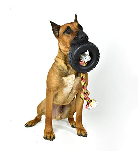 Mammoth TireBiter II with Rope Dog Toy, X-Large