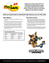 Mammoth TireBiter II with Rope Dog Toy, X-Large