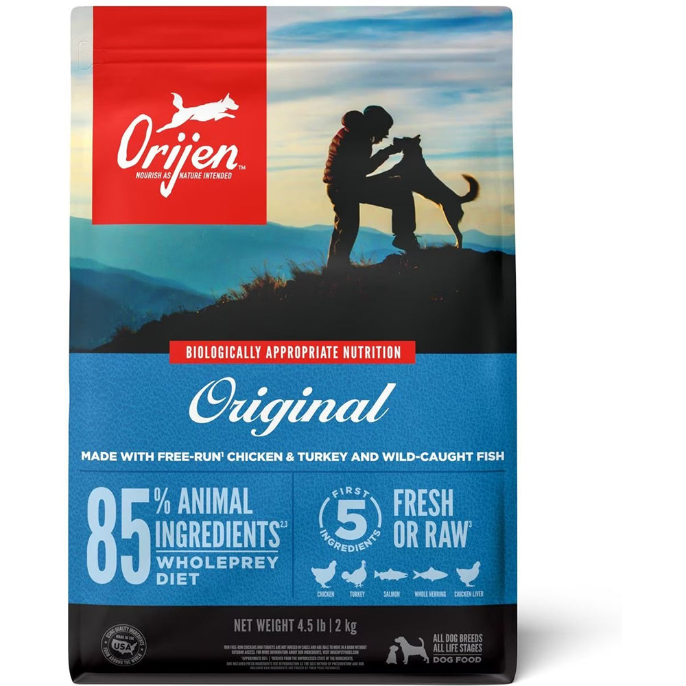 Orijen Original Recipe Grain-Free High Protein Dry Dog Food, 4.5 lbs.