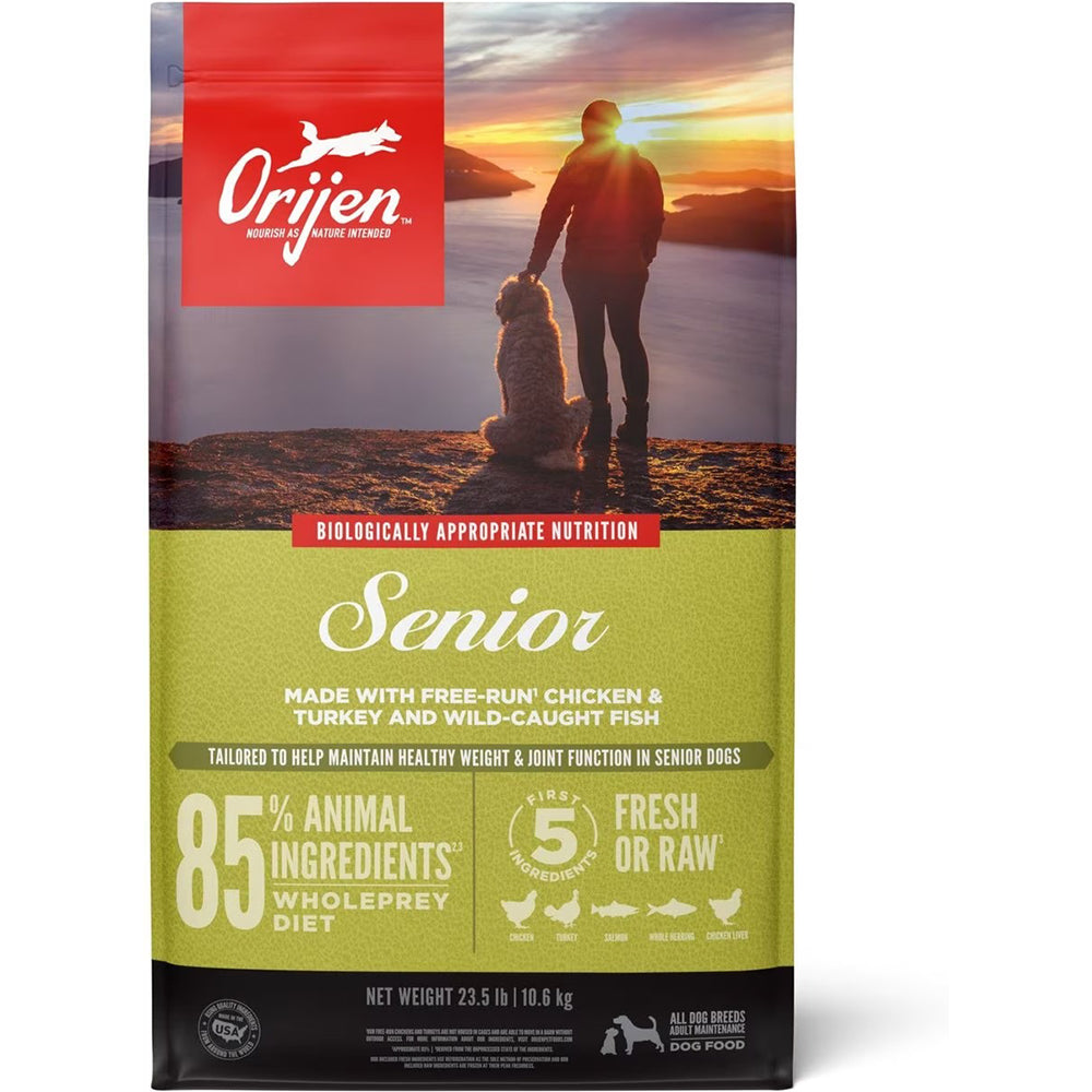 Orijen Senior Grain-Free High Protein Dry Dog Food - 25lb