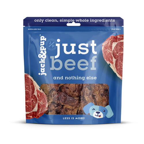 Jack & Pup Just Beef Lungs Dog Treats, 16 oz.