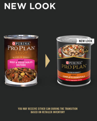Purina Pro Plan Beef & Vegetables Adult Wet Dog Food, 13 oz.