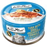 Fussie Cat Premium Tuna with Anchovies in Goat Milk Gravy Canned Cat Food, 2.5 oz.