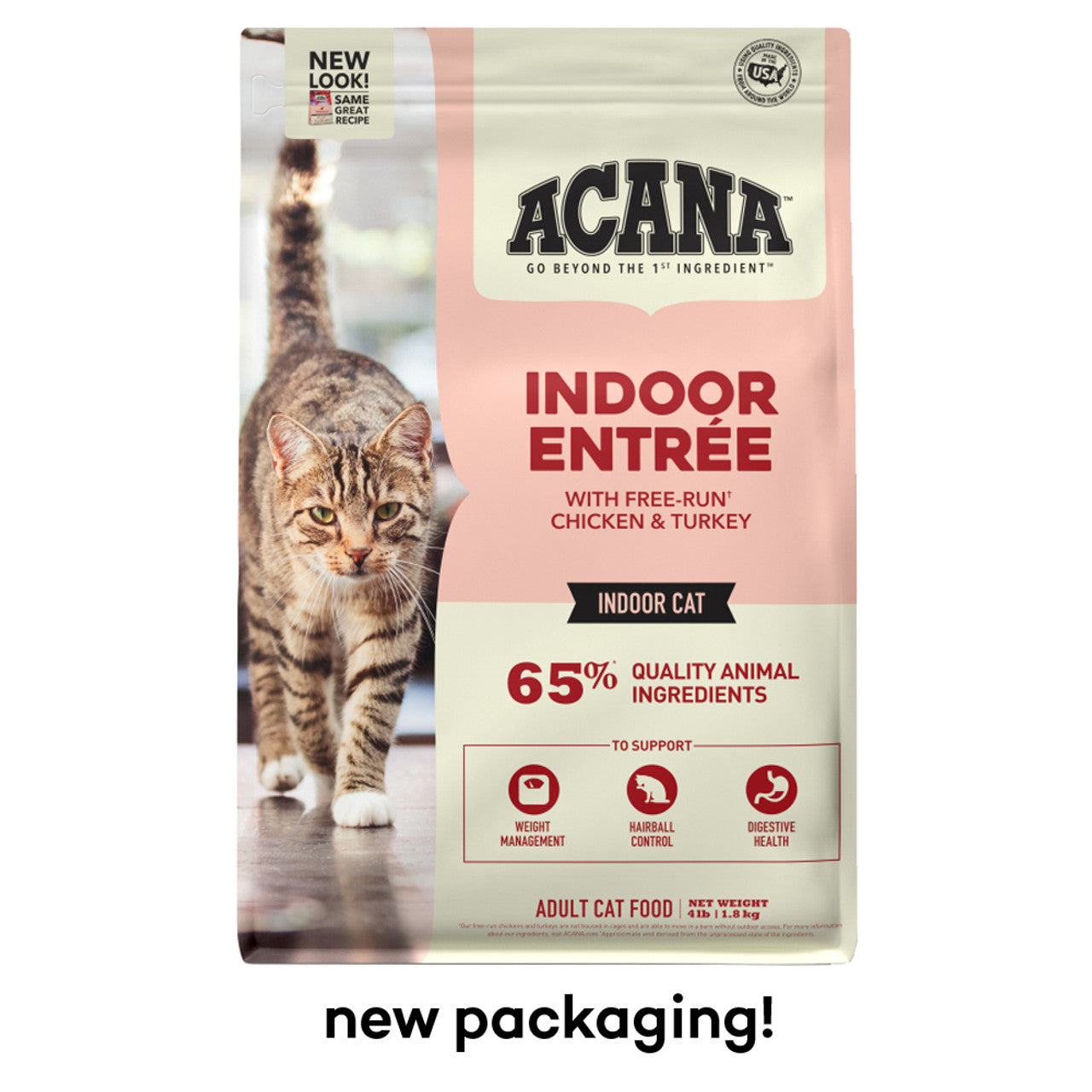Acana Indoor Entree Cat Food, Chicken Turkey Herring, 4 lbs