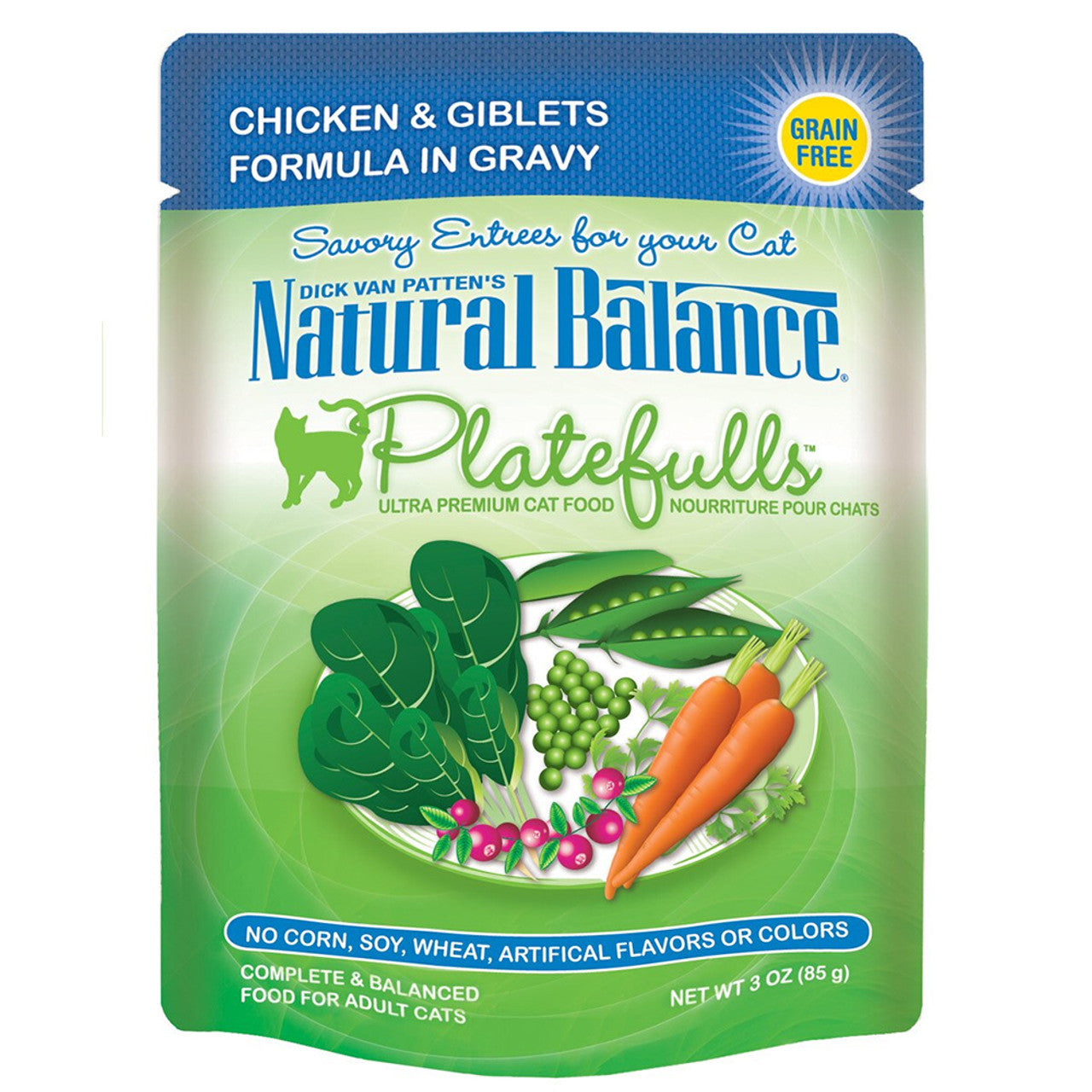 Natural Balance Chicken & Giblets Wet Cat Food, 3 oz.