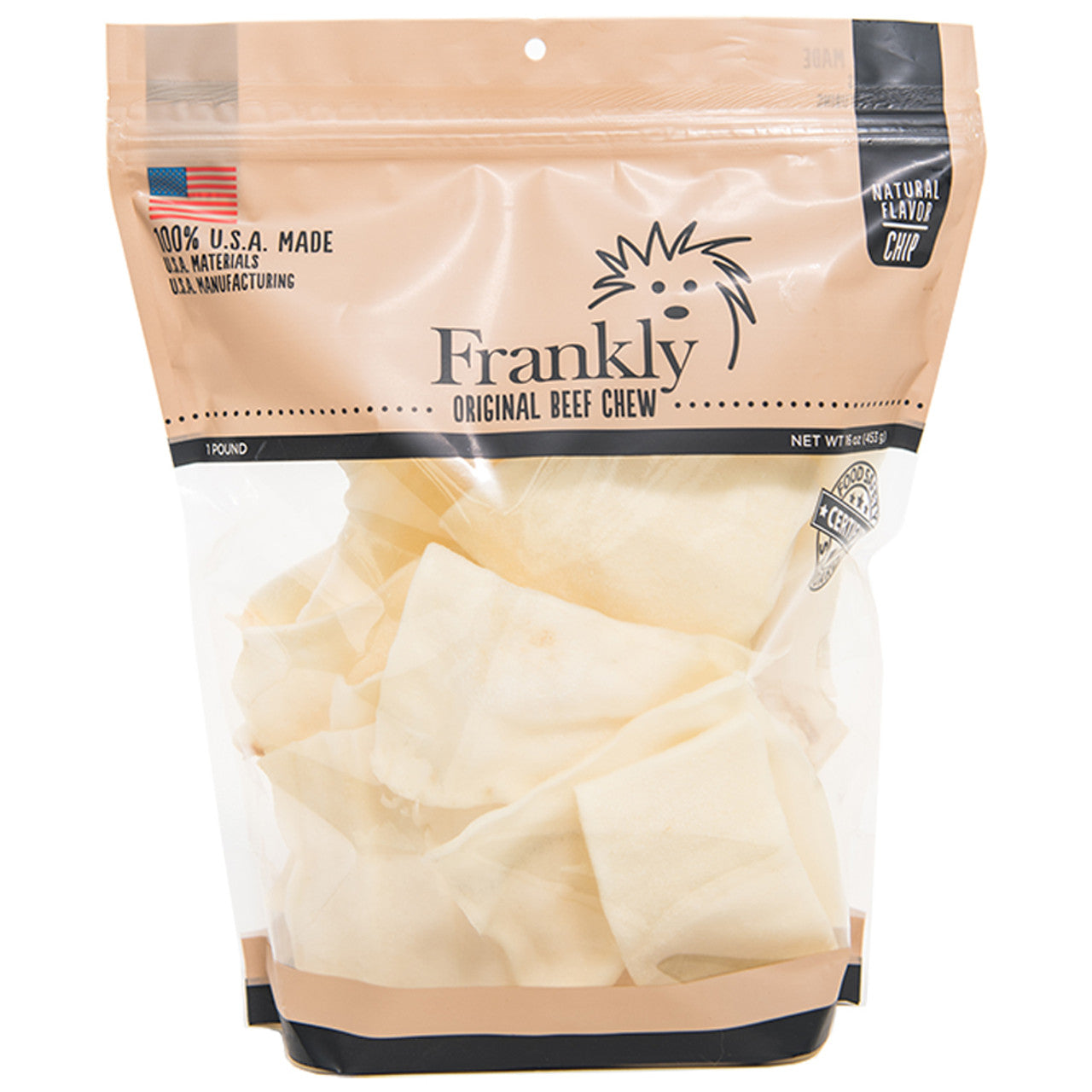 Frankly Natural Beef Chips Dog Chews