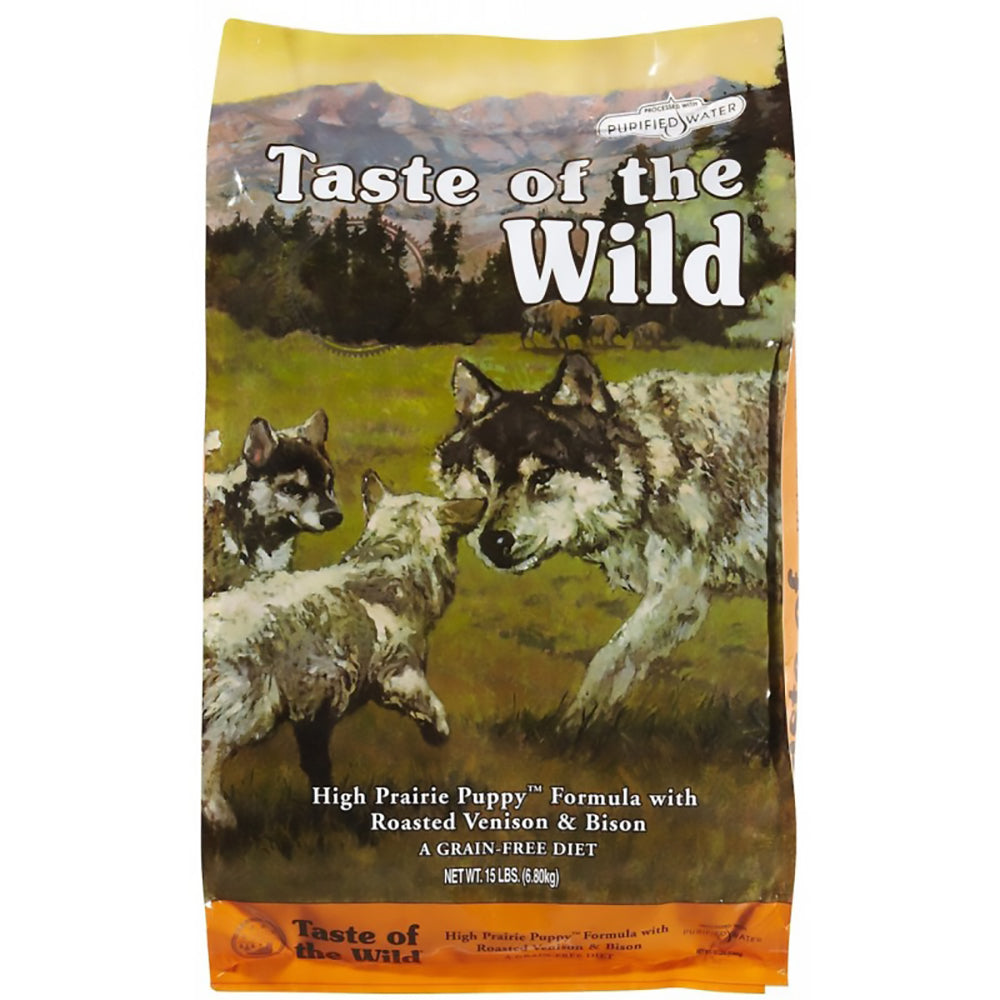 Taste of the Wild High Prairie Puppy Formula - Roasted Bison & Venison 14lb