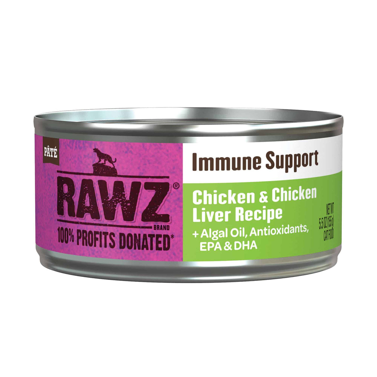 Rawz Immune Support Chicken Liver Wet Cat Food