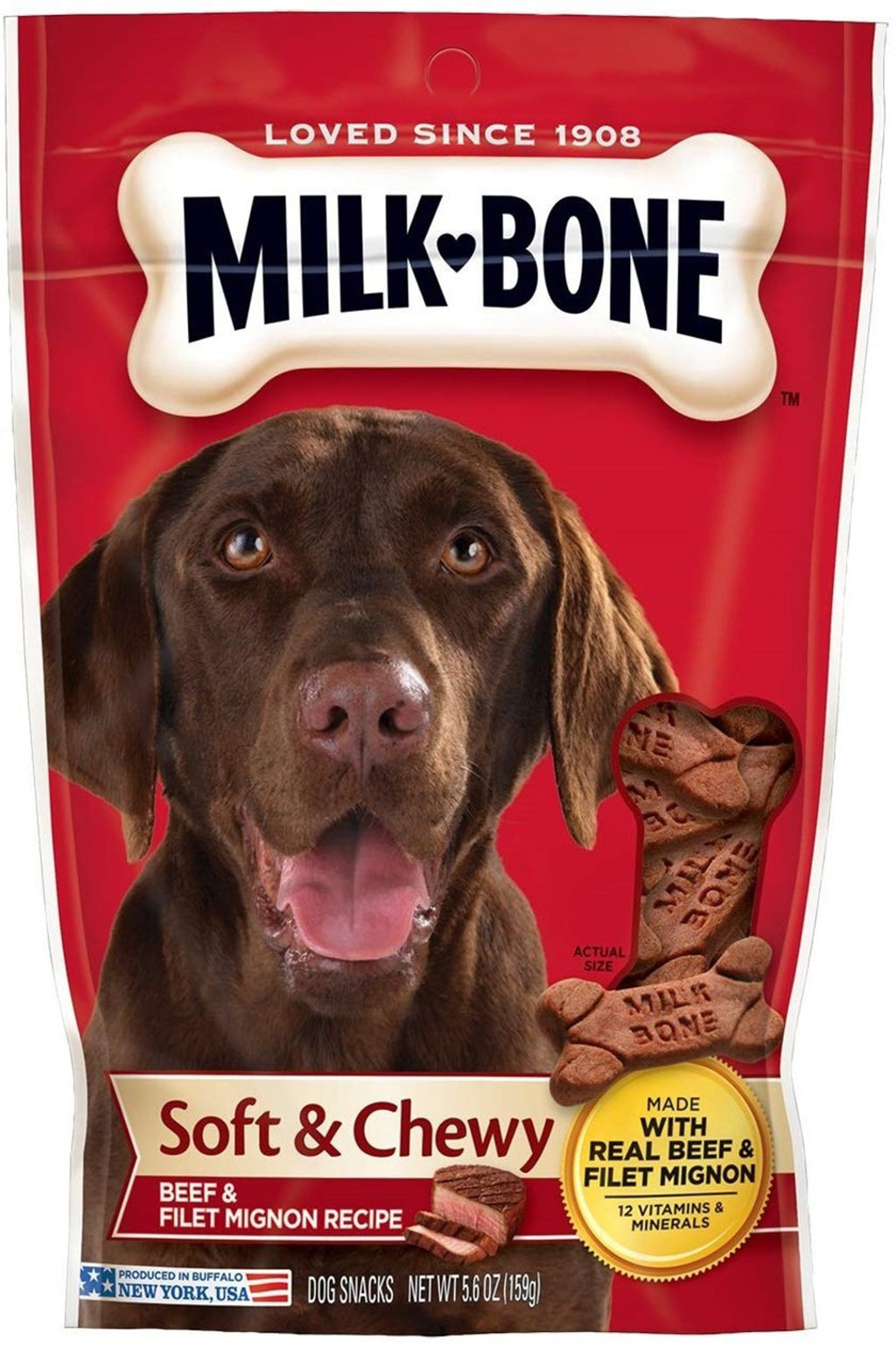 Milk-Bone Soft & Chewy Dog Treats, 5.6 oz