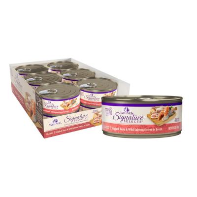 Wellness CORE Signature Selects Flaked Tuna & Salmon Wet Cat Food, 5.3 oz.