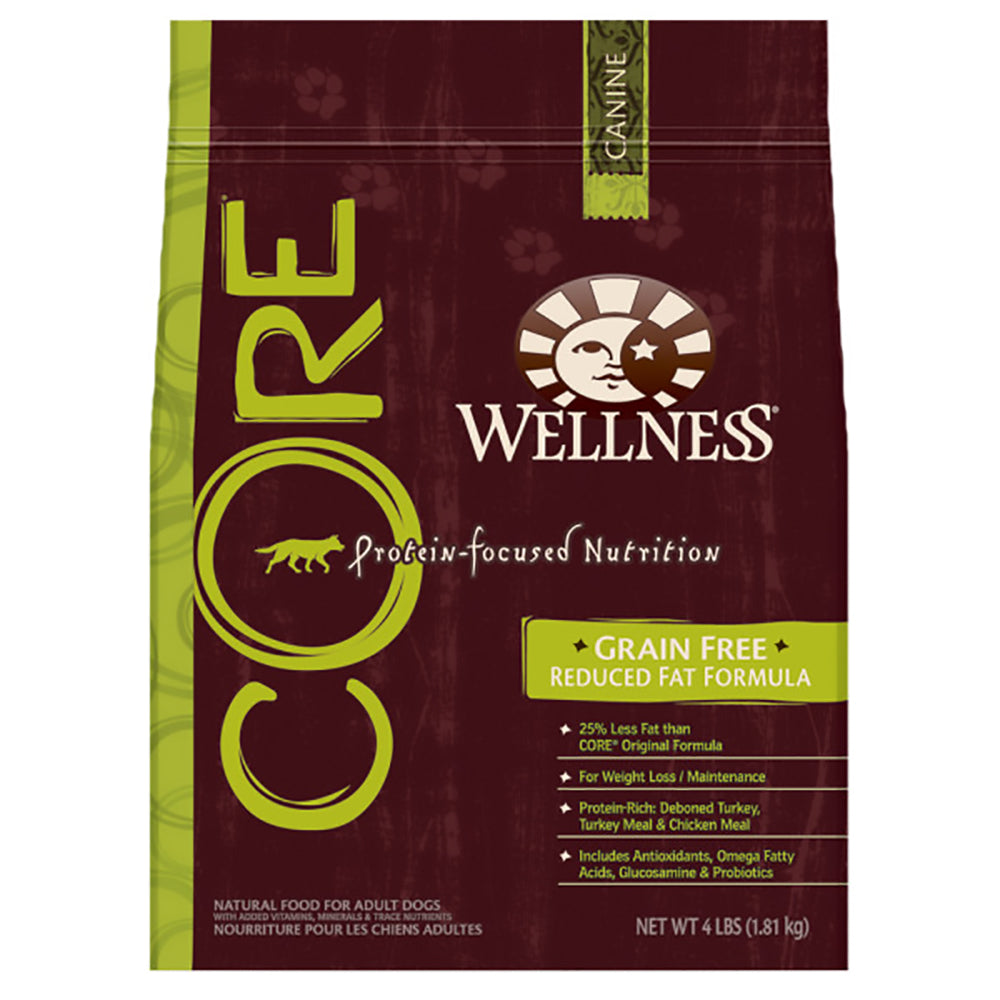 Wellness CORE Reduced Fat Grain-Free Dry Dog Food, 24 lbs.