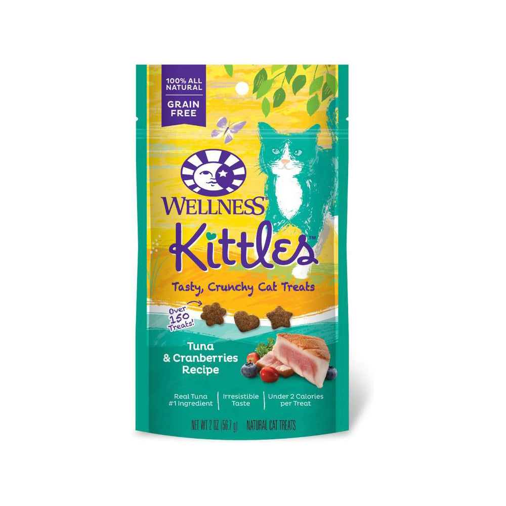 Wellness Kittles Tuna & Cranberry Cat Treats, 2 oz.