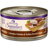 Wellness CORE Signature Selects Shredded Chicken & Turkey Wet Cat Food, 5.3 oz.