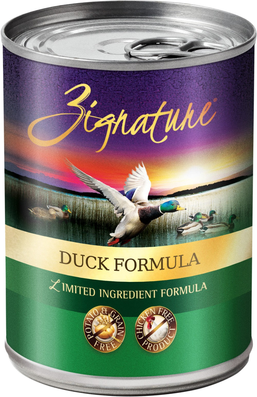 Zignature Limited Ingredient Diet Grain Free Duck Recipe Canned Dog Food - 13 oz Can