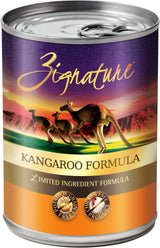Zignature Kangaroo Canned Dog Food 13 oz Can