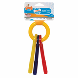 Nylabone Puppy Chew Teething Keys Bacon Flavor, Small