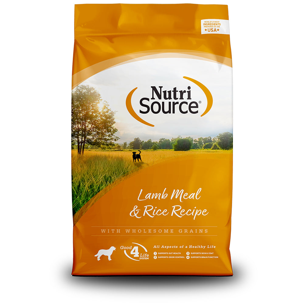 NutriSource Lamb Meal & Rice Dry Dog Food, 26 lbs.