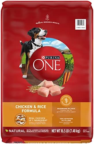 Purina ONE SmartBlend Natural Chicken & Rice Dry Dog Food, 8 lbs.