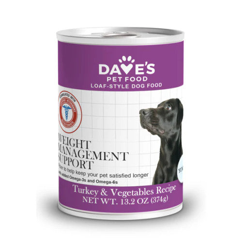 Dave's Pet Food Weight Management Support Turkey & Vegetables Canned Dog Food