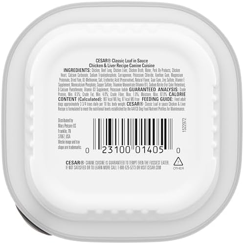 Cesar Classic Loaf in Sauce Chicken Adult Wet Dog Food