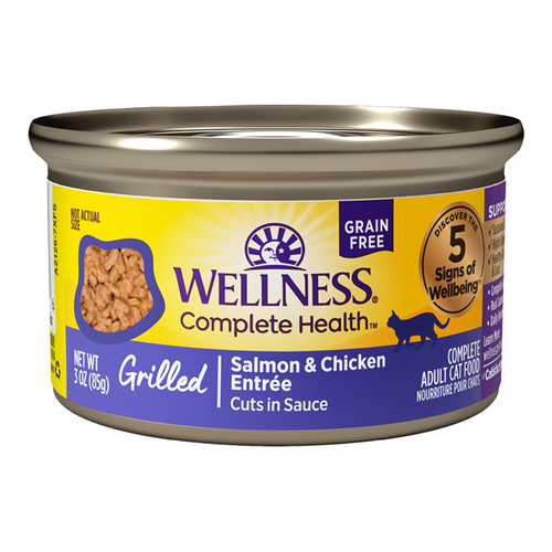 Wellness Grilled Salmon & Chicken Wet Cat Food