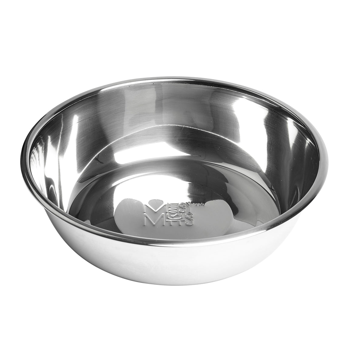 Messy Mutts Stainless Steel Pet Bowl, 3 Cups