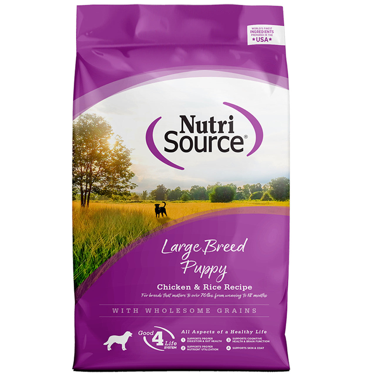 NutriSource Large Breed Chicken & Rice Formula Dry Puppy Food